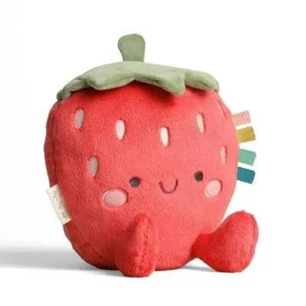 Itzy Ritzy Sweetie Snuggles Plush Strawberry, Bonnie the Strawberry